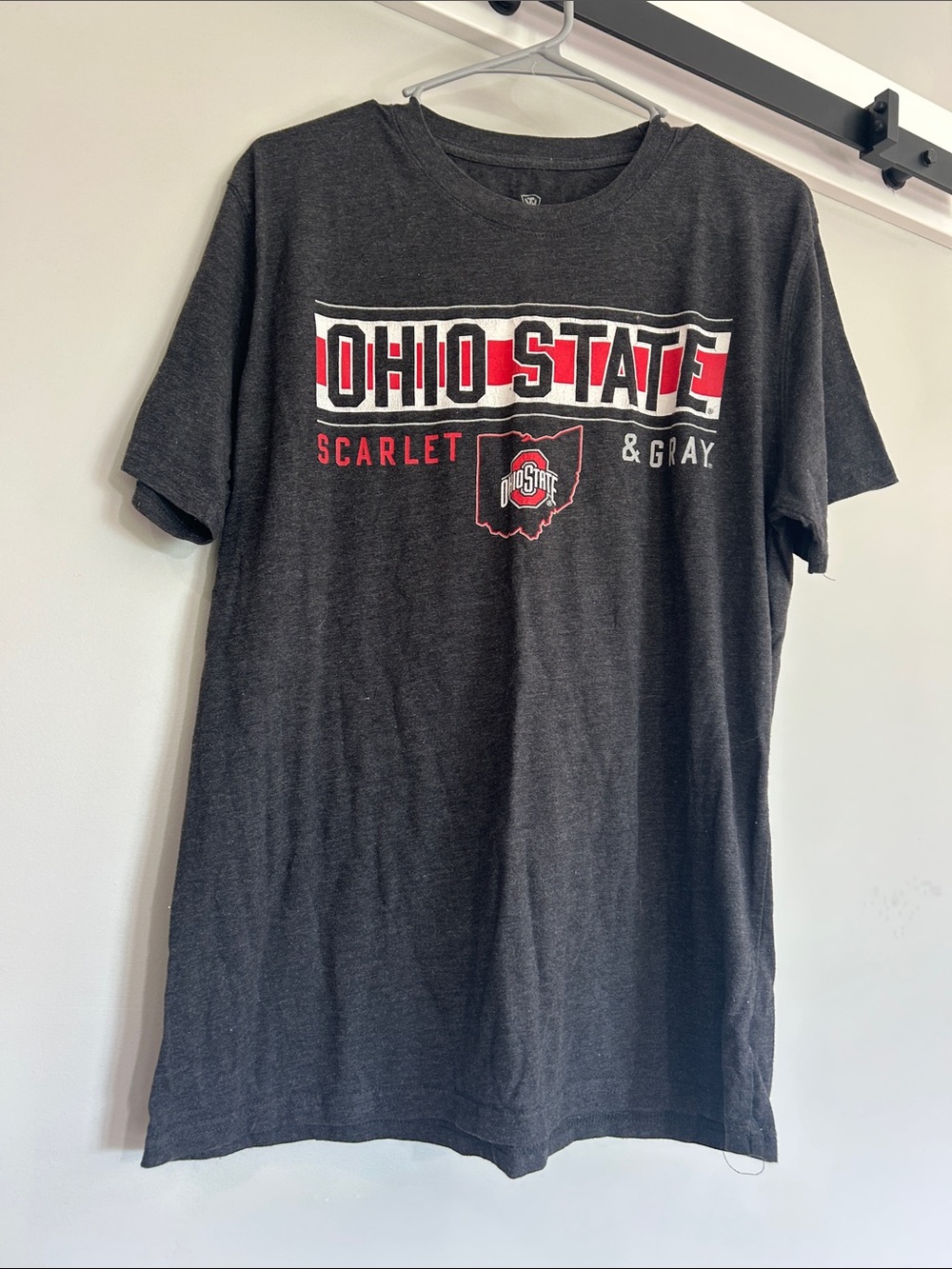 Men's Gray Ohio State Graphic Tee